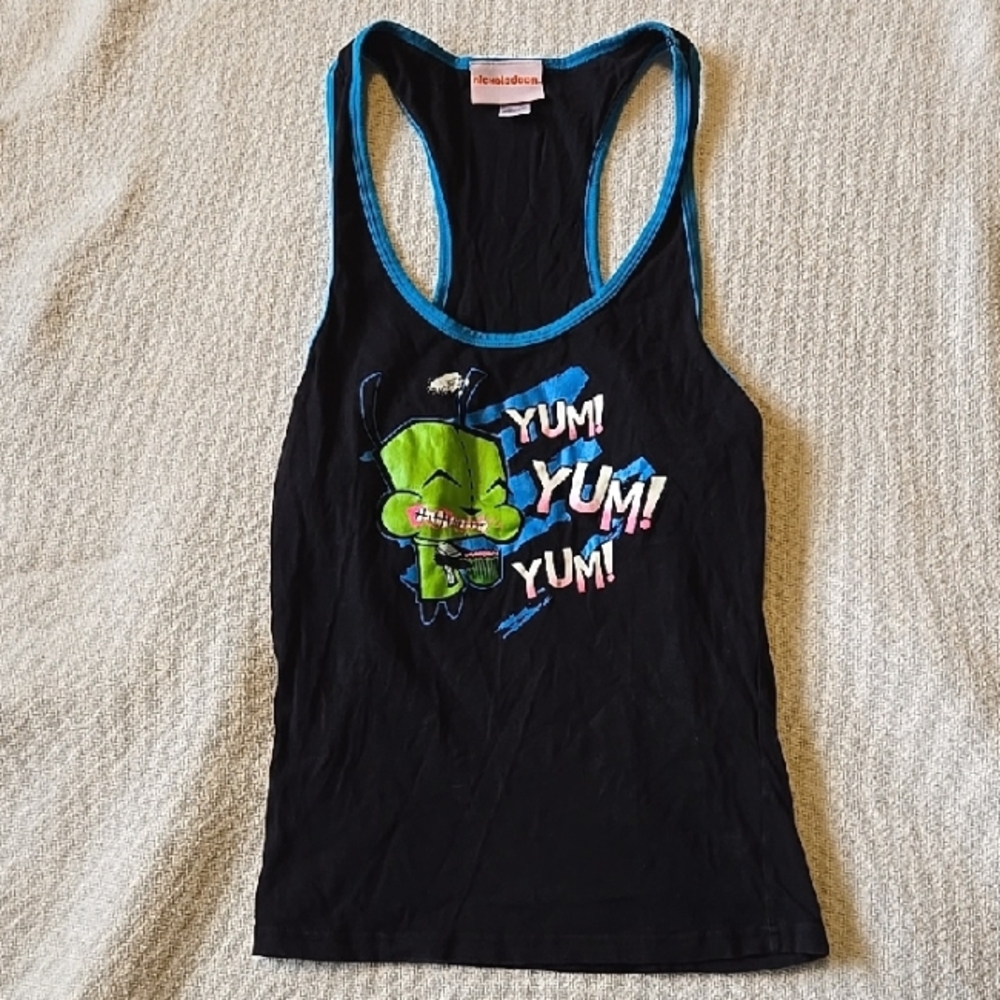 Nickelodeon Branded Invader Zim Gir Women's Tank Top 2009, Size Medium